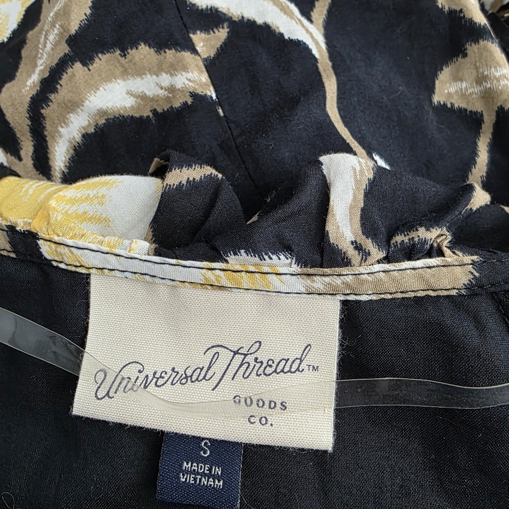 Universal Thread Black And Cream Ruffled Mini Dre… - image 8